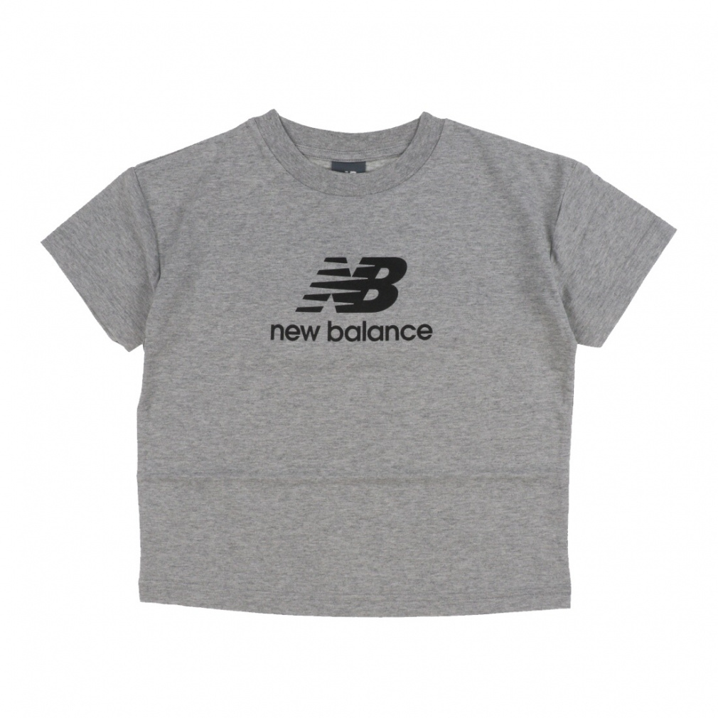 ショートスリーブTシャツ NB DRY スタックドロゴ(ミデアムグレー-130cm)