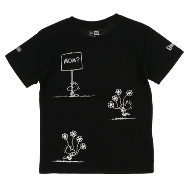 YTH SS CT TEE PEANUTS BLK
