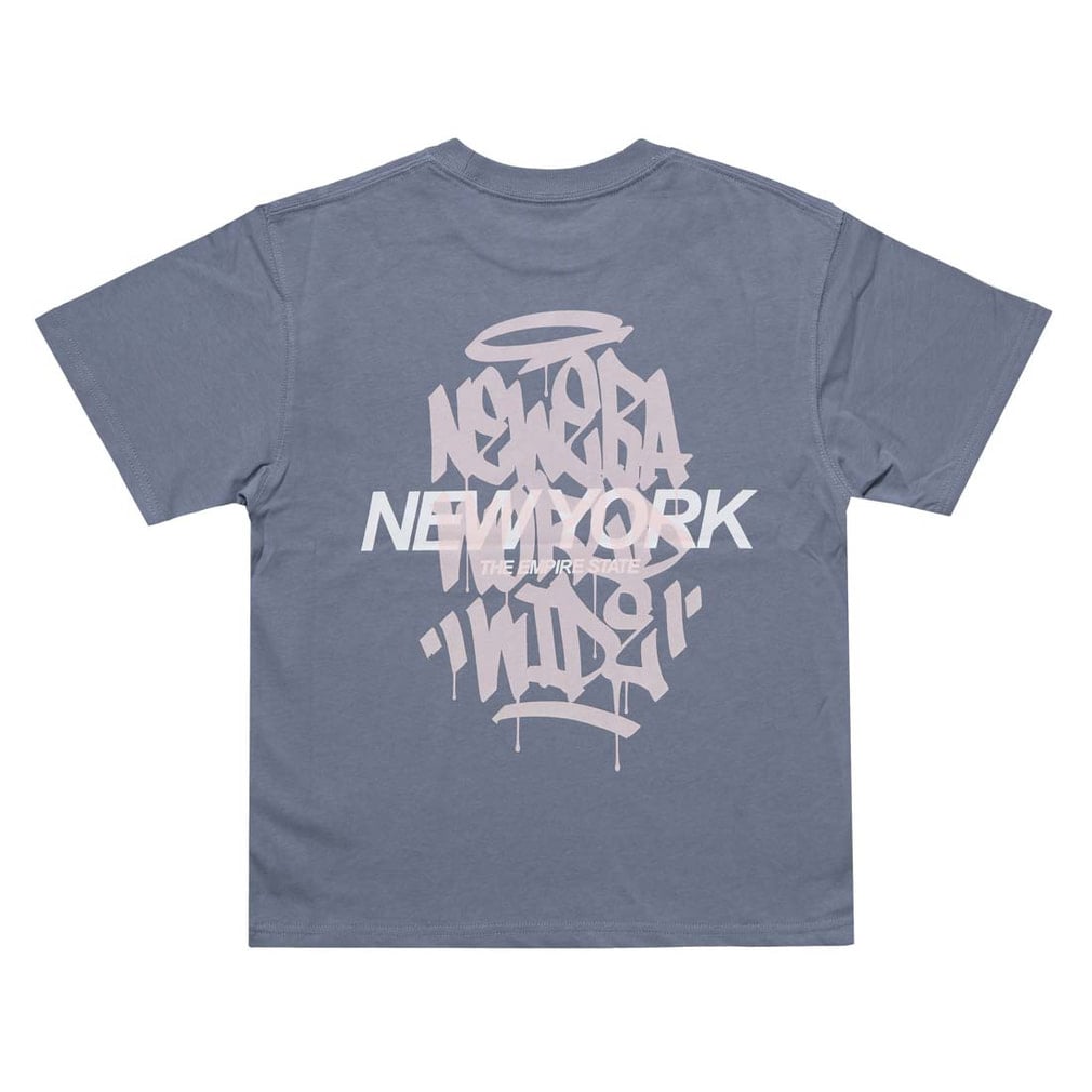 YTH SS CT TEE TAGGING SLT 261(サックスブルー-130cm)
