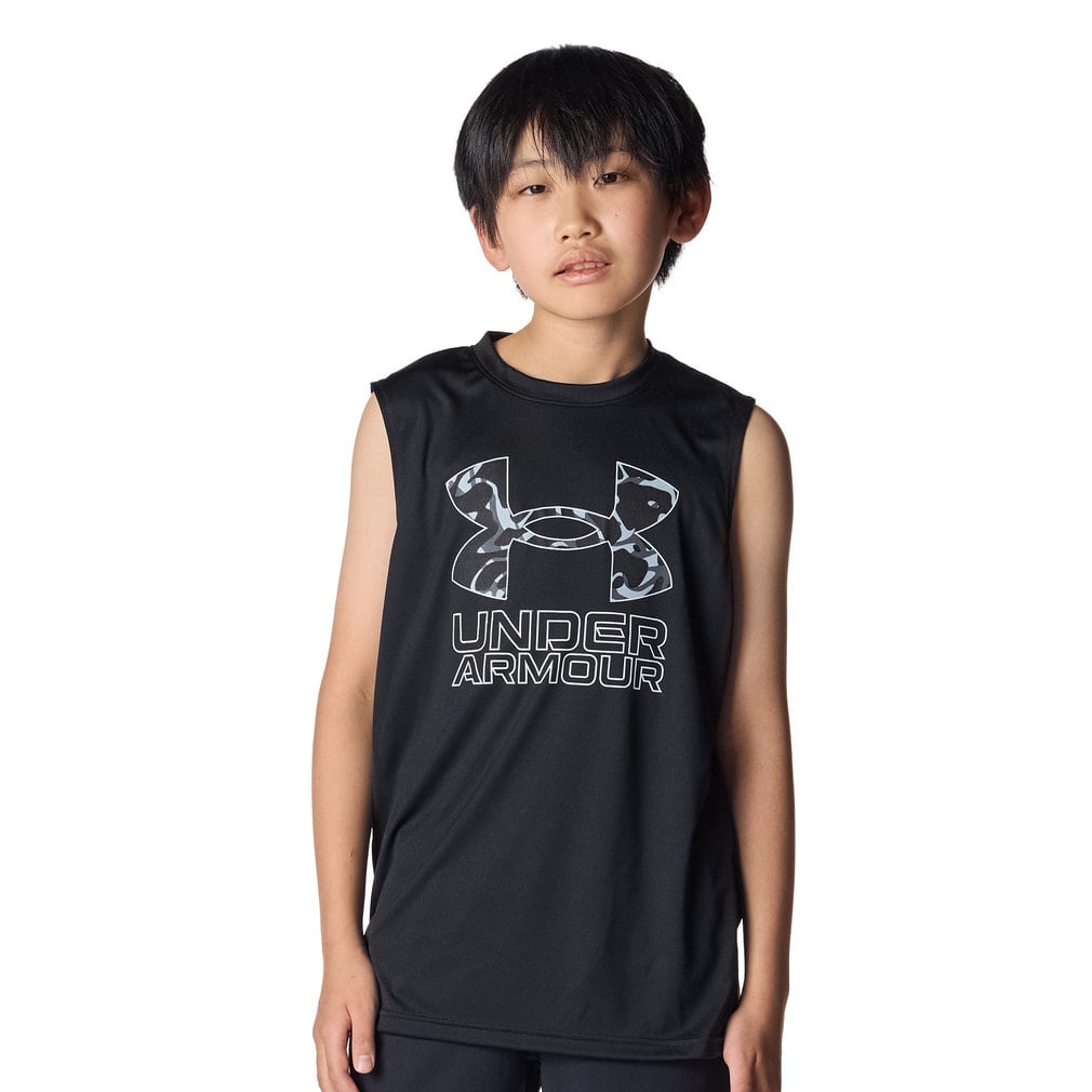 UAテック ハイブリッド プリント タンク(ブラック-130cm)