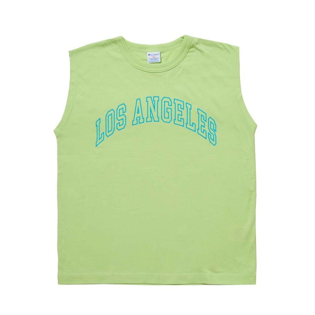 ノースリーブシャツ NO SLEEVE T-SHIRT(ペールグリーン-120cm)
