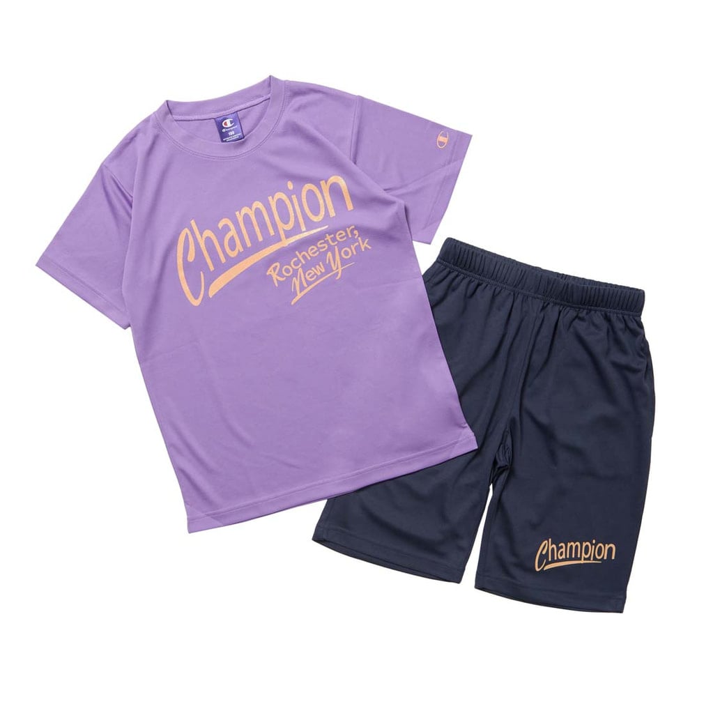Tシャツハーフパンツセット T-SHIRT AND SHORTS(ラベンダー-120cm)