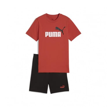 PUMA タイダイ柄 シャツとショーツセット PUMA プーマ キッズ 半袖 ポリ Tシャツ アンド ショーツセット
