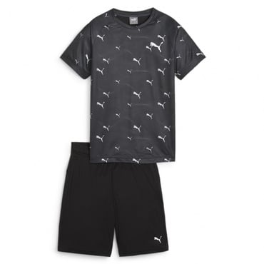 ACTIVE SPORTS ポリ AOP Tシャツ ショーツ セット