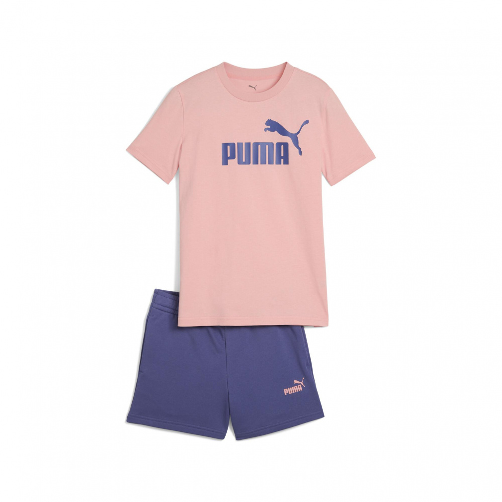 Puma シャツとショーツ セット PUMA】Tシャツ＆ショーツセットA(140 シロ): ジュニア