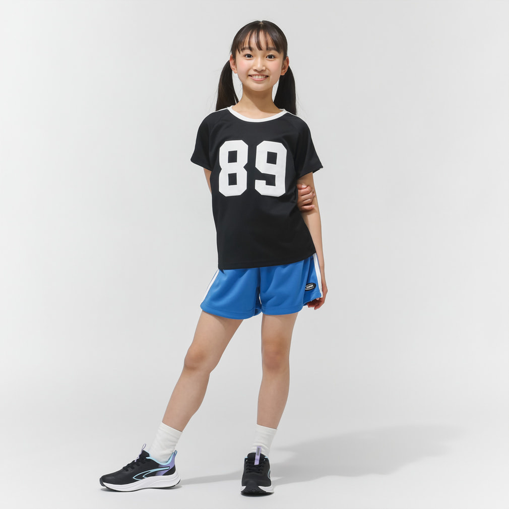 REPIPITスーツ(ブラック×サックスブルー-140cm)