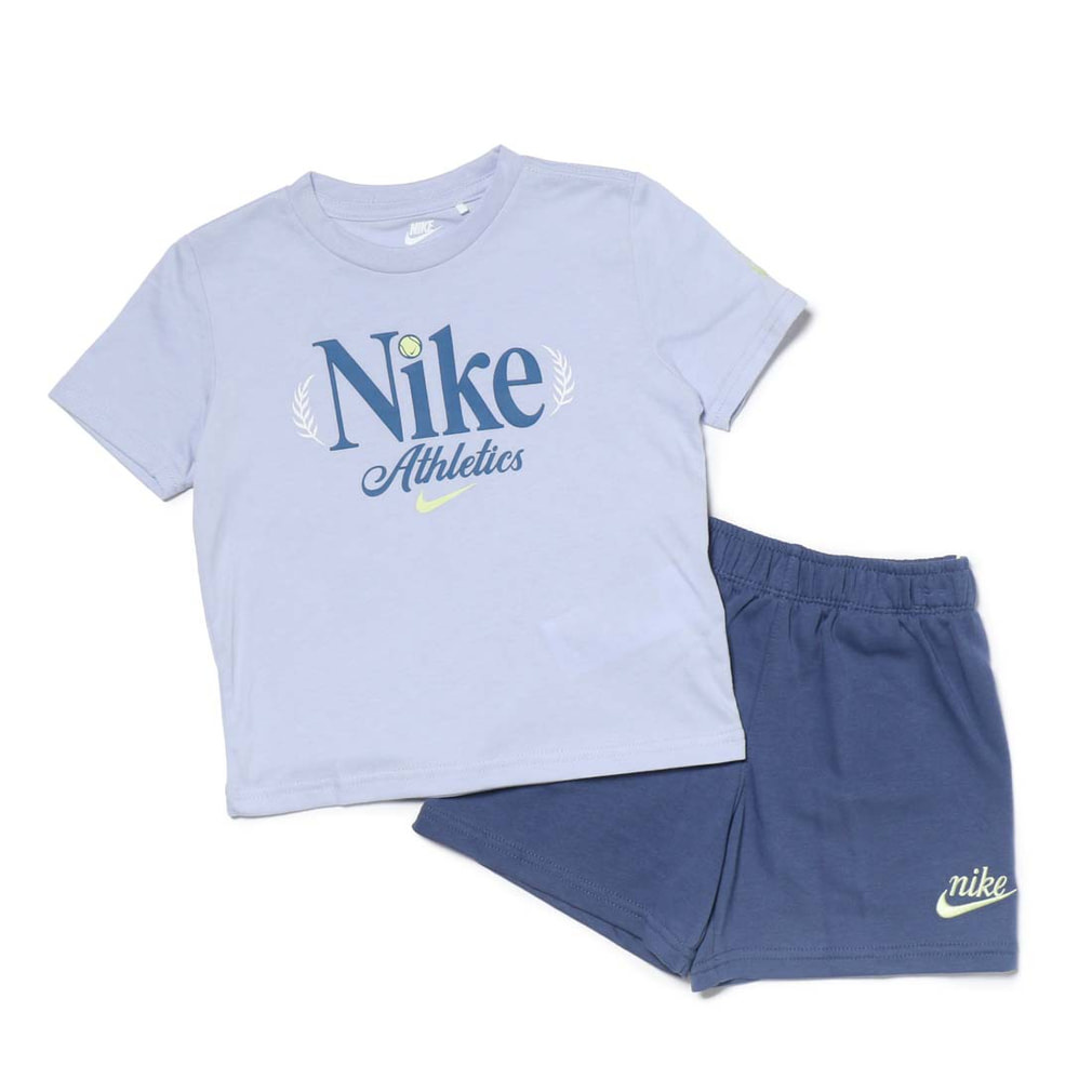 NKN TENNIS JERSEY FT SHORT SET(サックスブルー-90cm)