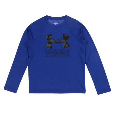 UAテック ハイブリッド プリント フィル ロングスリーブ Tシャツ