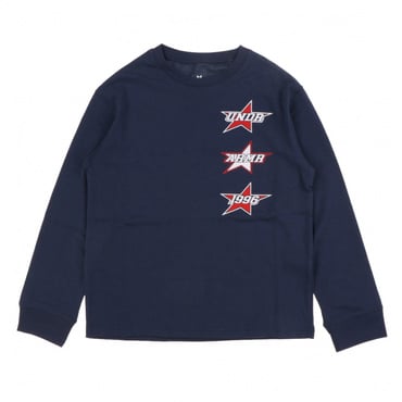 UAヘビーウエイト コットン スタックト スターズ ロングスリーブ Tシャツ