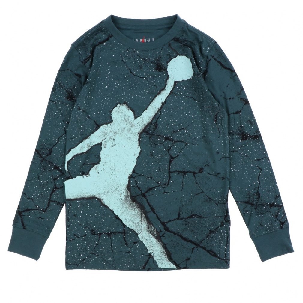 ジョーダン キッズ 長袖 Tシャツ JDB JUMPMAN CEMENT LS TEE 95D376 スポーツウェア JORDAN