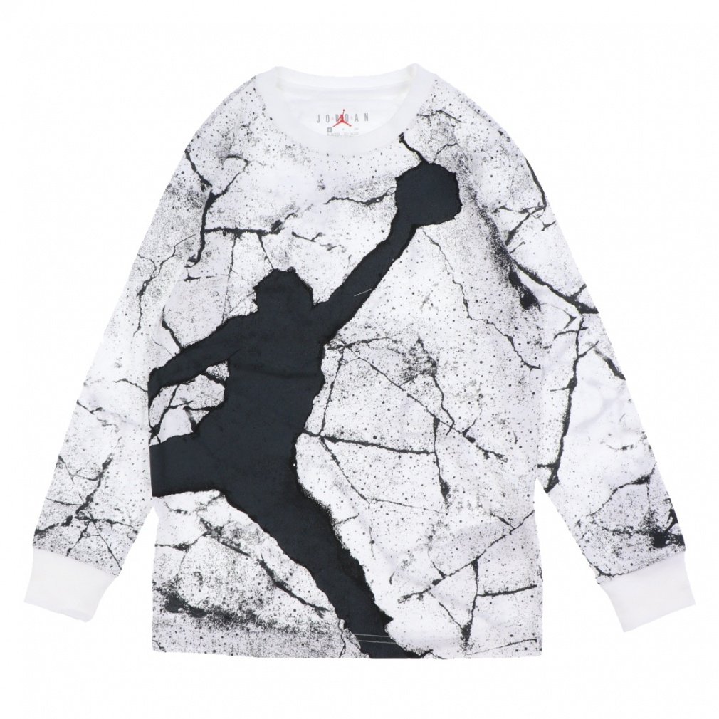 ジョーダン キッズ 長袖 Tシャツ JDB JUMPMAN CEMENT LS TEE 95D376 スポーツウェア JORDAN