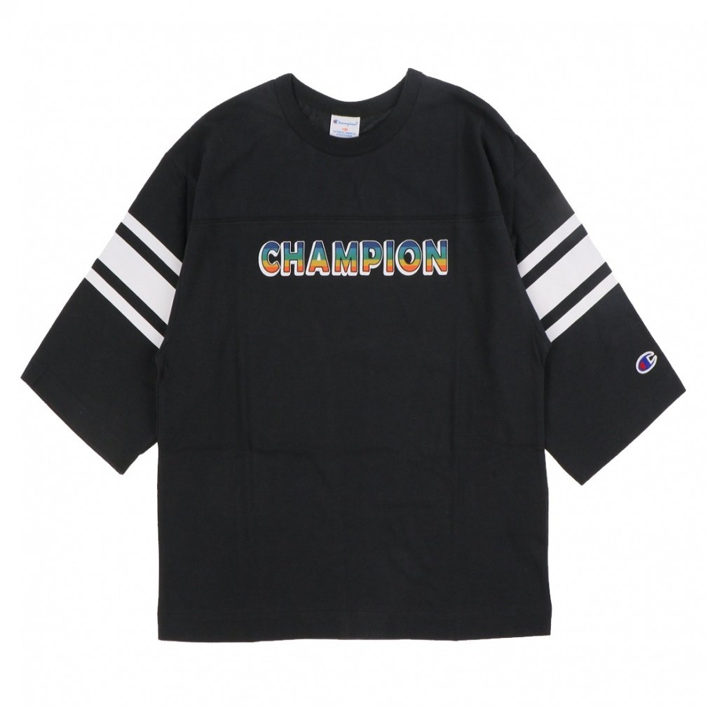 チャンピオン ジュニア キッズ 子供 長袖 Tシャツ フットボールTシャツ FOOTBALL T-SHIRT CK-C405 スポーツウェア Champion