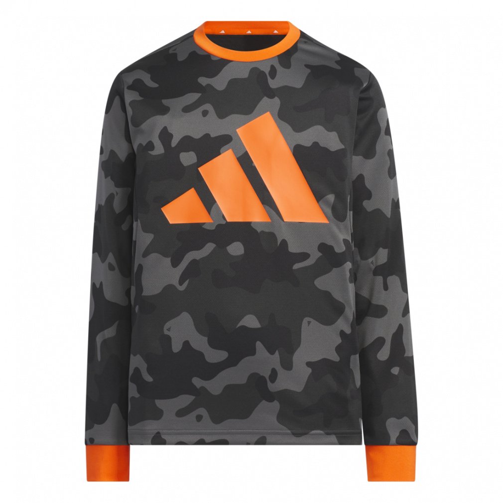 マストハブ カモ柄 レギュラーフィット ダブルニット長袖Tシャツ