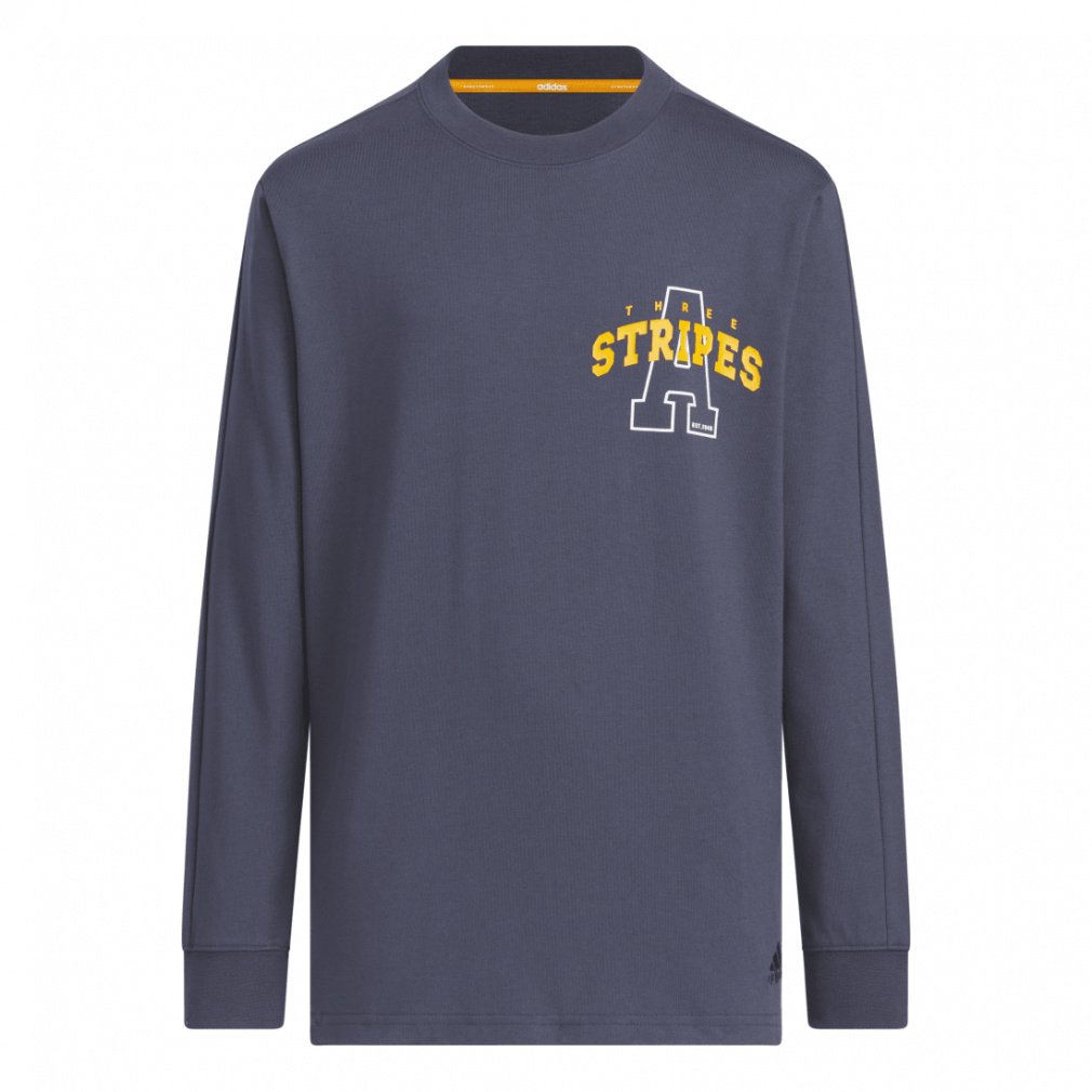 アディダス ジュニア キッズ 子供 長袖 Tシャツ カレッジパック ルーズフィット シングルジャージー 長袖Tシャツ KPX89 JP4903 JP4902 JP4904 adidas