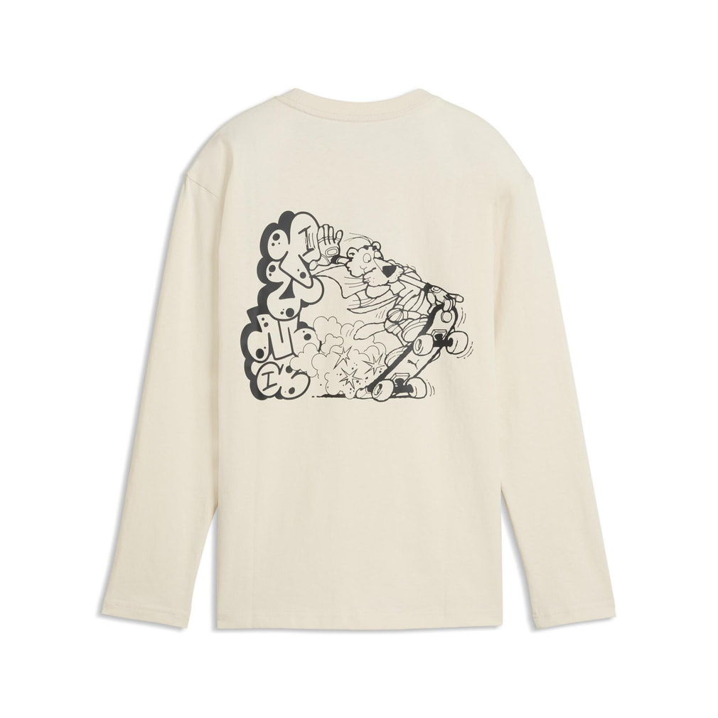 プーマ ジュニア キッズ 子供 長袖 Tシャツ MID90S SP リラックスド LS