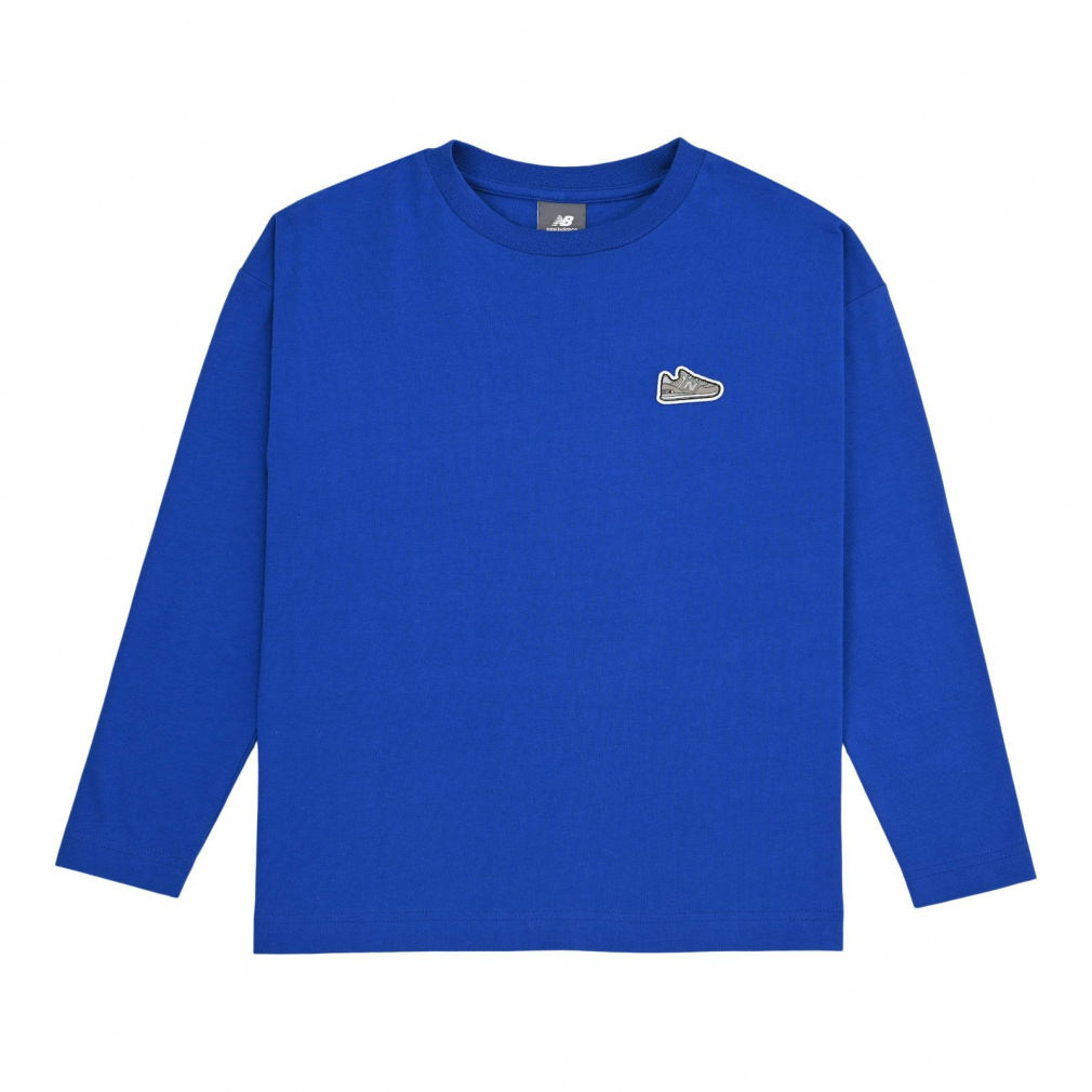 ニューバランス ジュニア キッズ 子供 長袖 Tシャツ シューパッチ