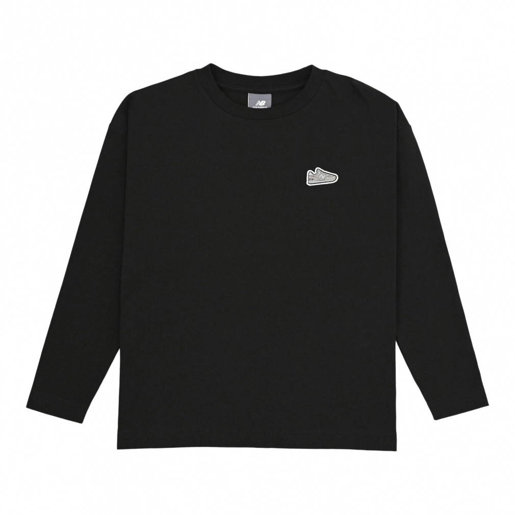 ニューバランス ジュニア キッズ 子供 長袖 Tシャツ シューパッチ
