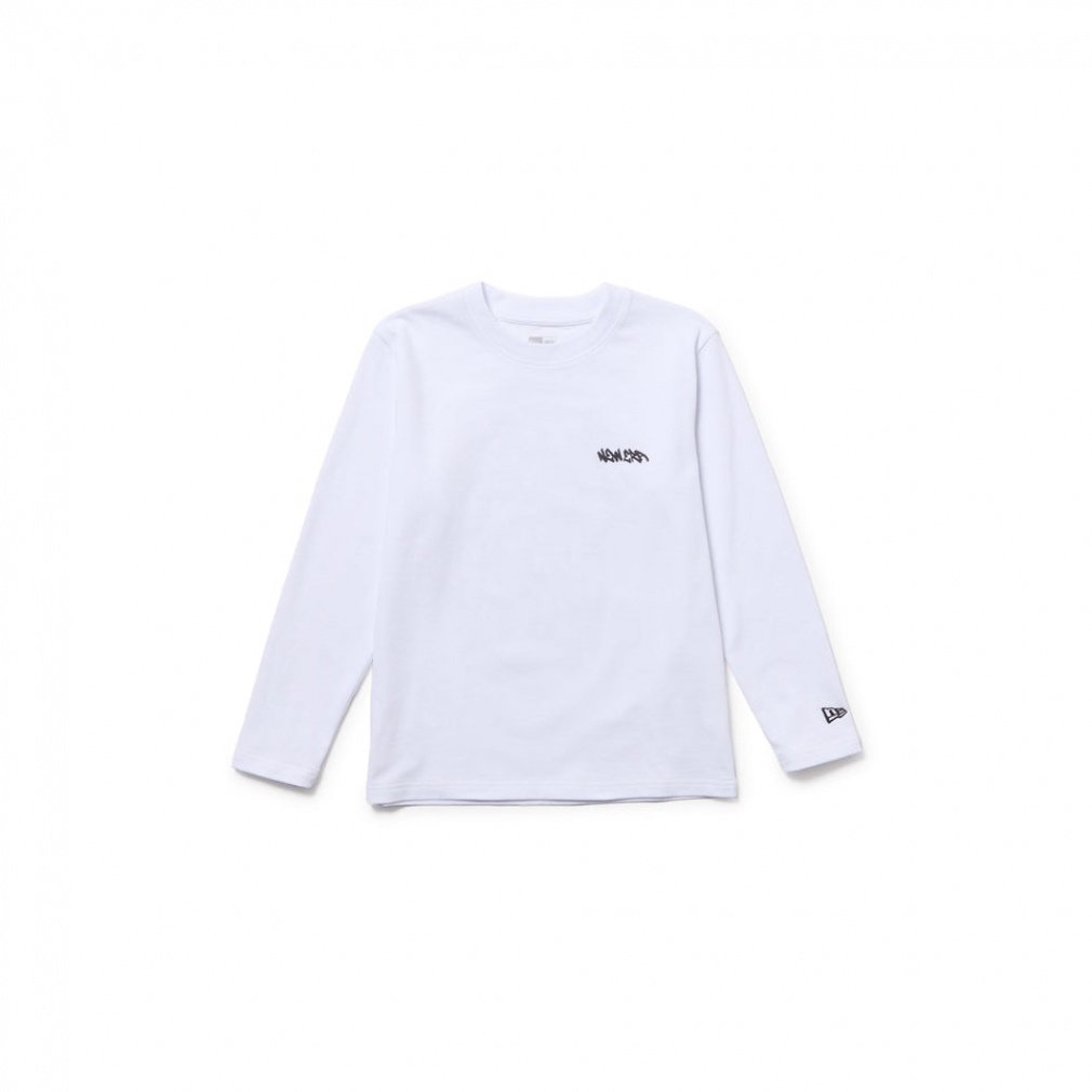 ニューエラ ジュニア キッズ 子供 長袖 Tシャツ YTH LS CT TEE TAGGING WHI 14693876 14693877 スポーツウェア NEW ERA