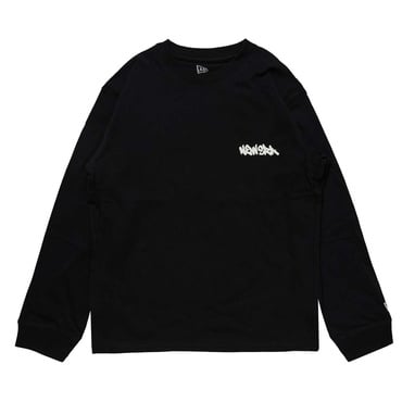 YTH LS CT TEE TAGGING LOGO BWOO 263