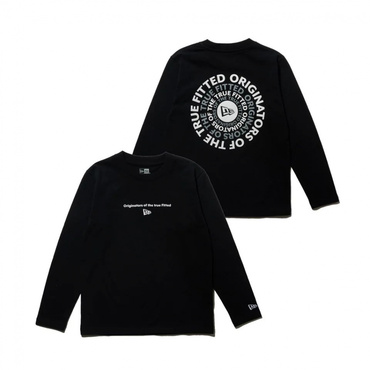 YTH LS CT TEE CIRCLE OOTTF BLK