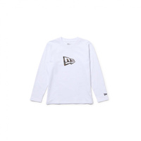 YTH LS CT TEE DINOSAUR WHI