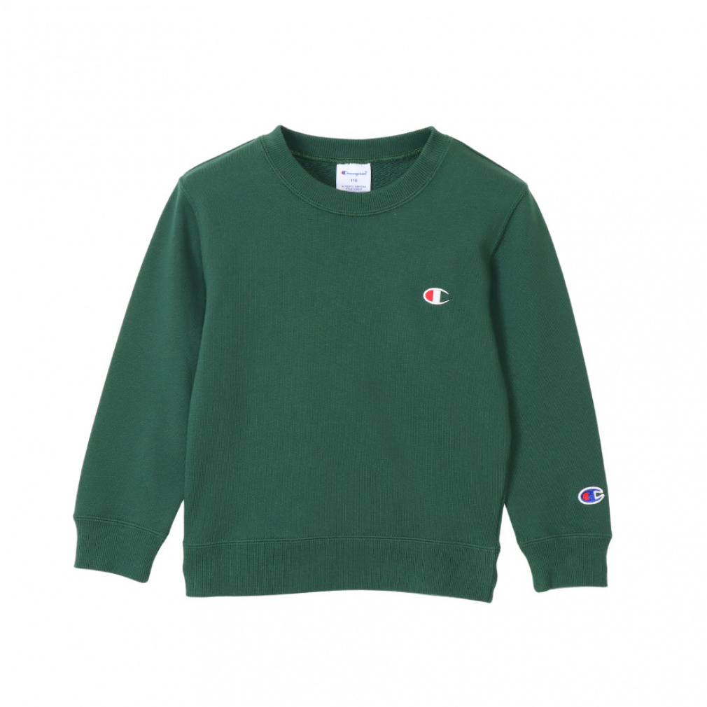 スウェット トレーナー CREW NECK SWEAT(ディープグリン-100cm)