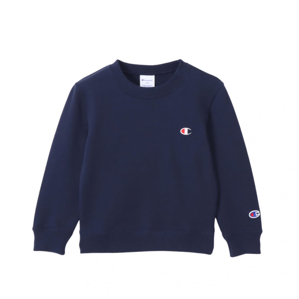 スウェット トレーナー CREW NECK SWEAT(ネイビー-100cm)
