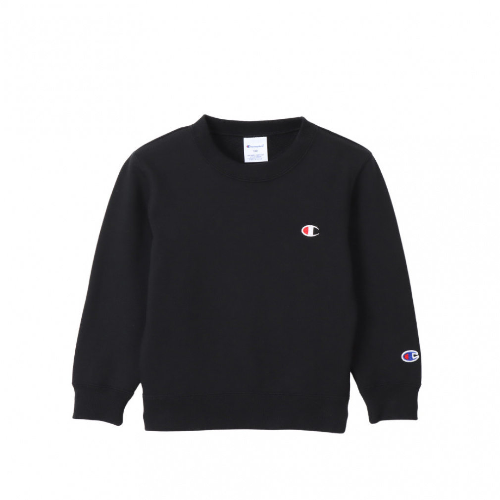 スウェット トレーナー CREW NECK SWEAT(ブラック-100cm)