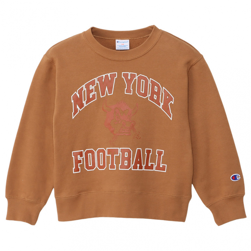 スウェット トレーナー CREW NECK SWEAT(キャメル-100cm)