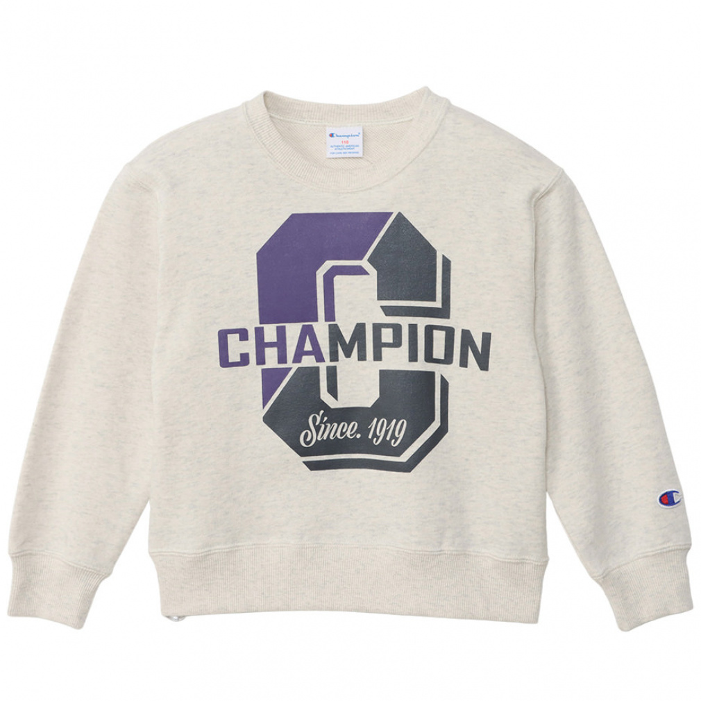 スウェット トレーナー CREW NECK SWEAT(オフホワイト-100cm)