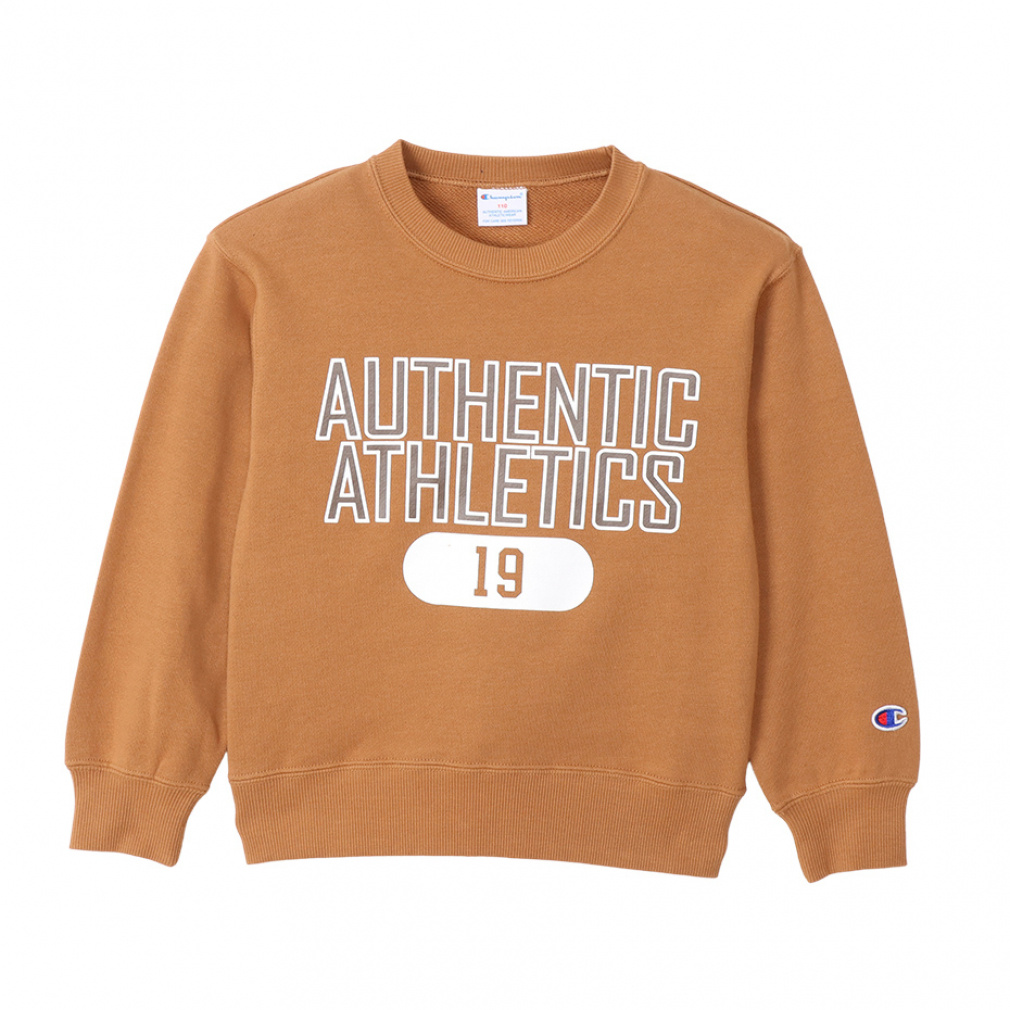 スウェット トレーナー CREW NECK SWEAT(キャメル-100cm)