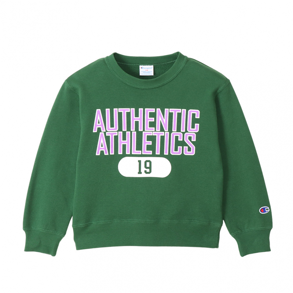 スウェット トレーナー CREW NECK SWEAT(ディープグリン-100cm)