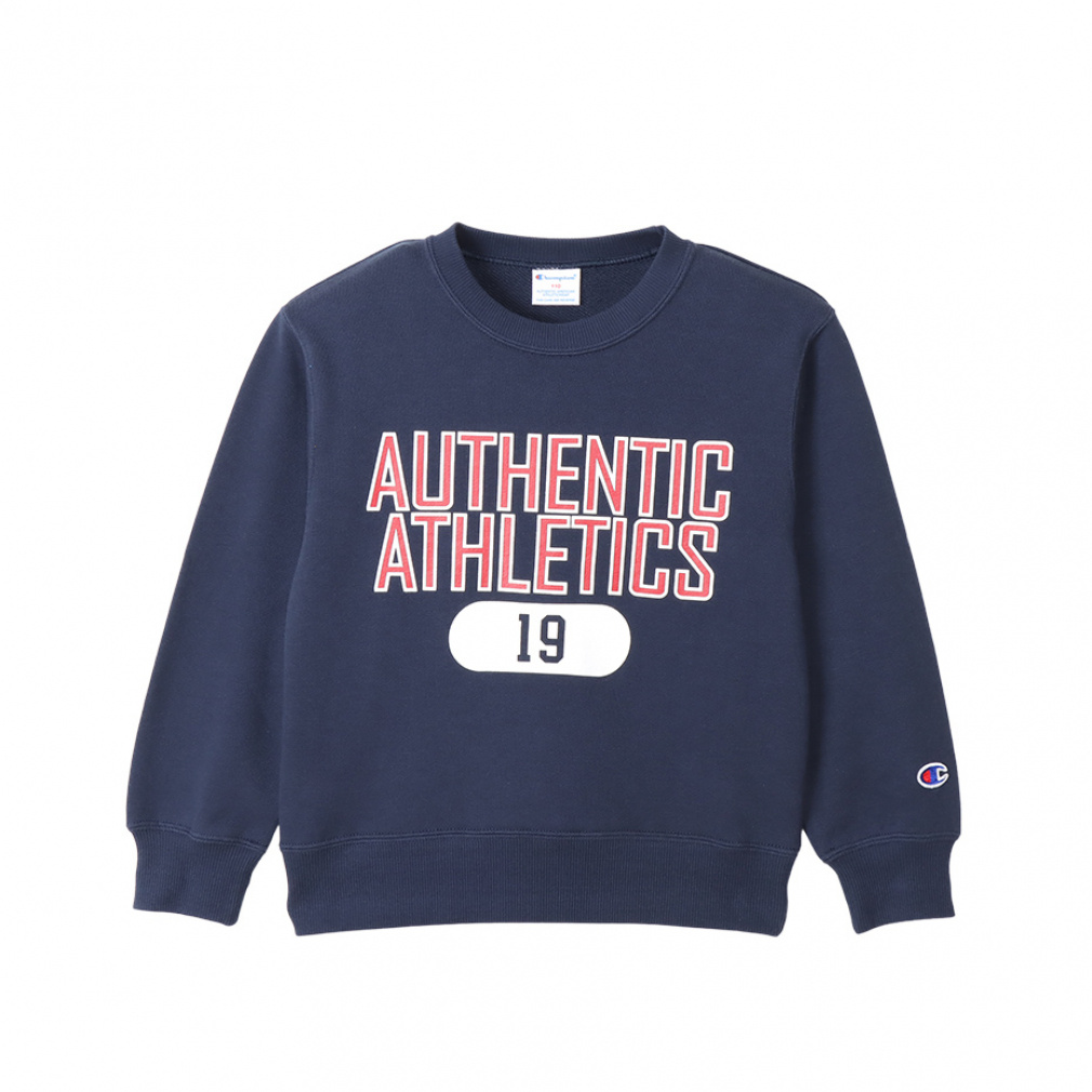 スウェット トレーナー CREW NECK SWEAT(ネイビー-100cm)