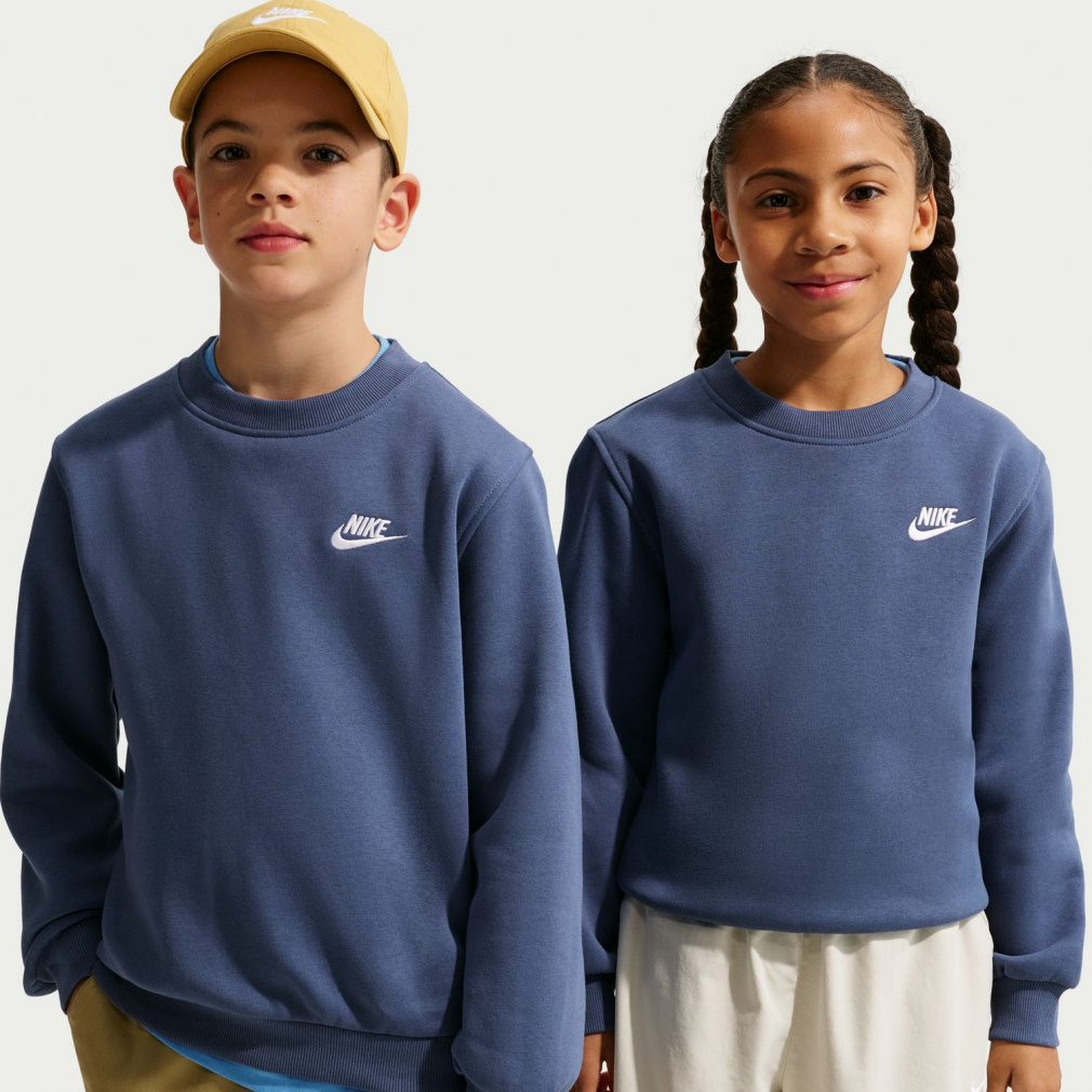 YTH NSW クラブ LBR フリース L/S クルー(ネイビー-130cm)