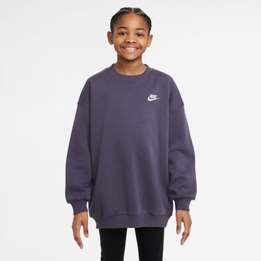 YTH ガールズ NSW クラブフリース OVRSZDLBR L/S クルー