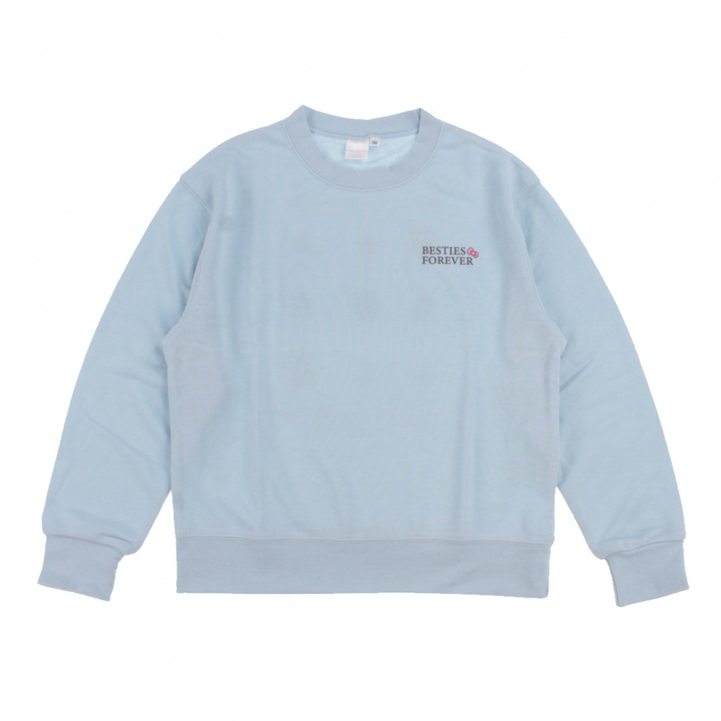 サンリオキャラクターズ バックグラフィックトレーナー 図鑑風(サックスブルー-100cm)