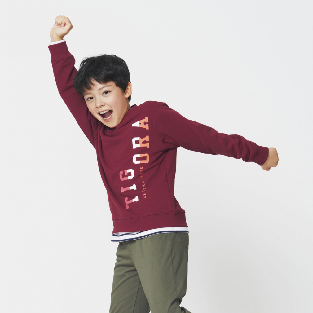 ドライ裏毛スウェットシャツ