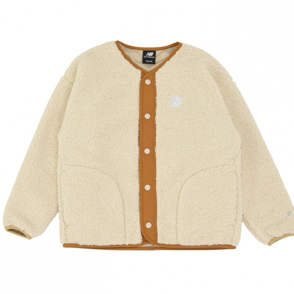 ニューバランス ジュニア キッズ 子供 フリースジャケット ボア 