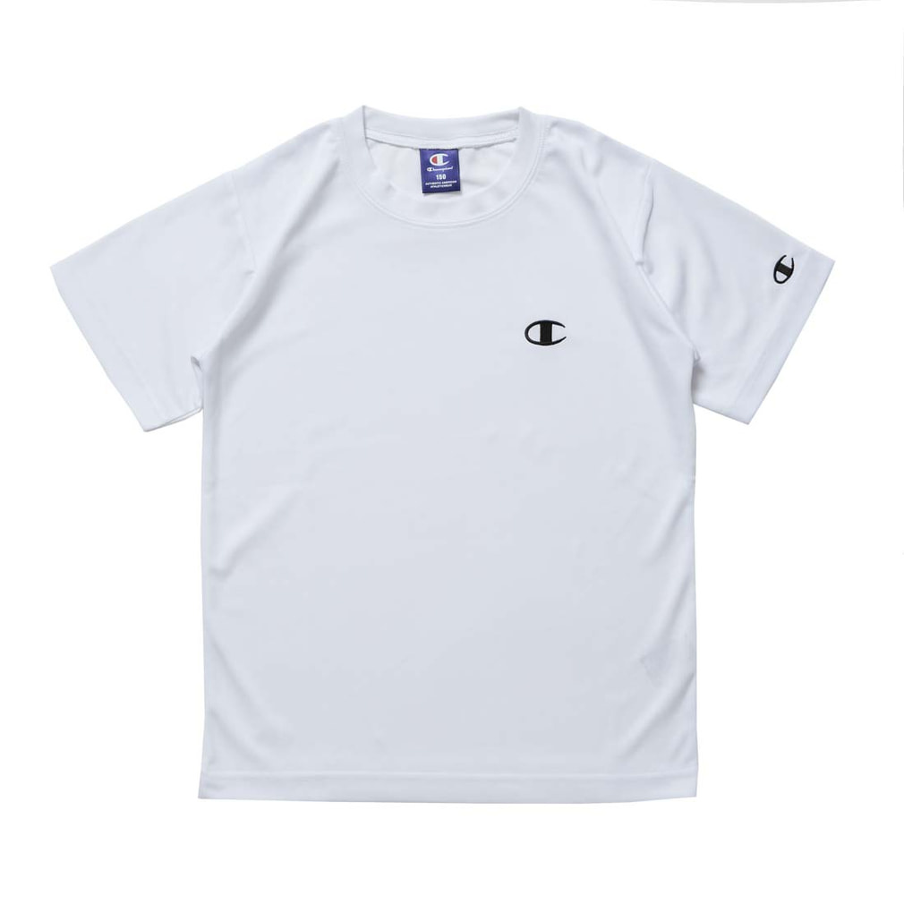 半袖機能Tシャツ SHORT SLEEVE T-SHIRT(ホワイト-130cm)