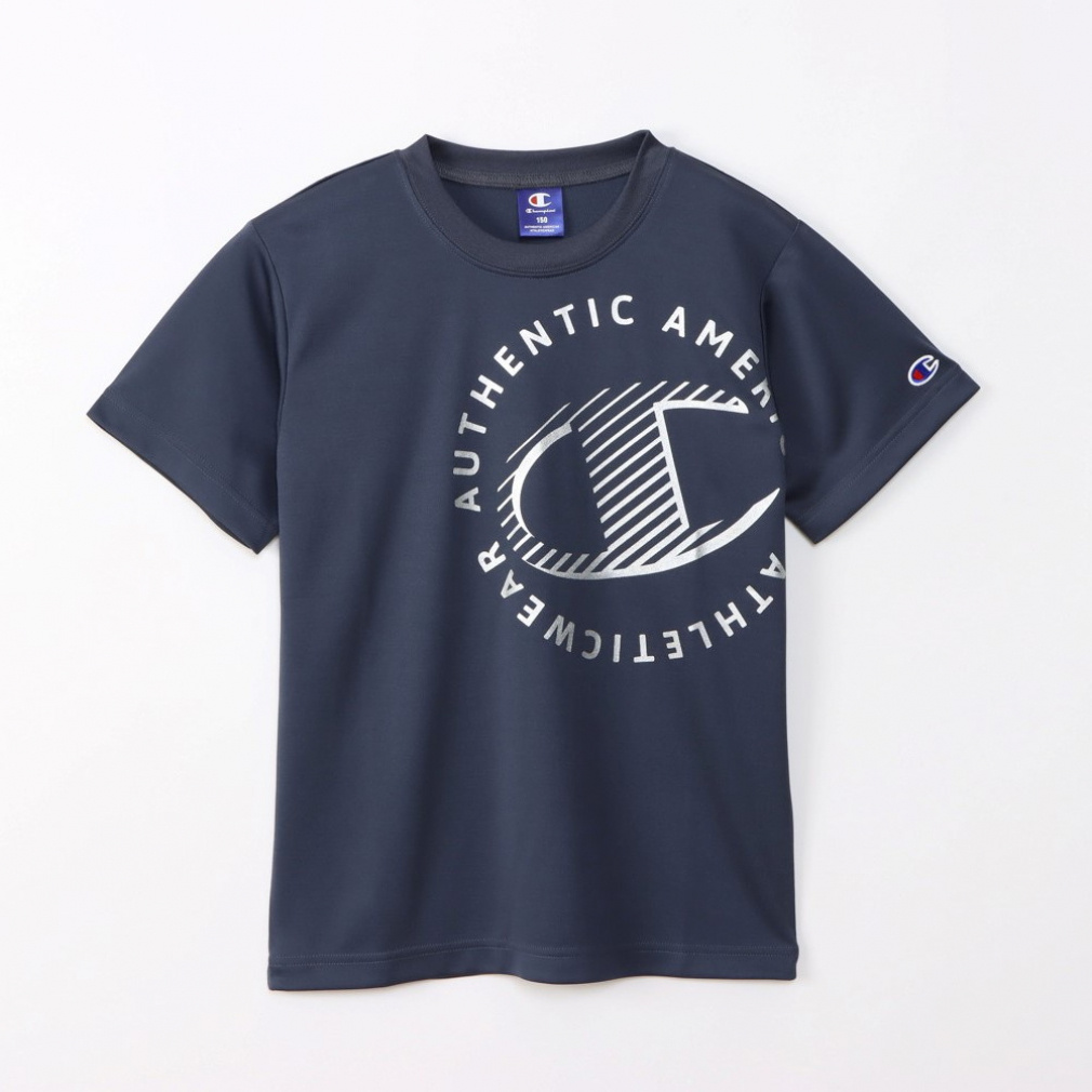 半袖機能Tシャツ T-SHIRT(チャコールグレー-130cm)