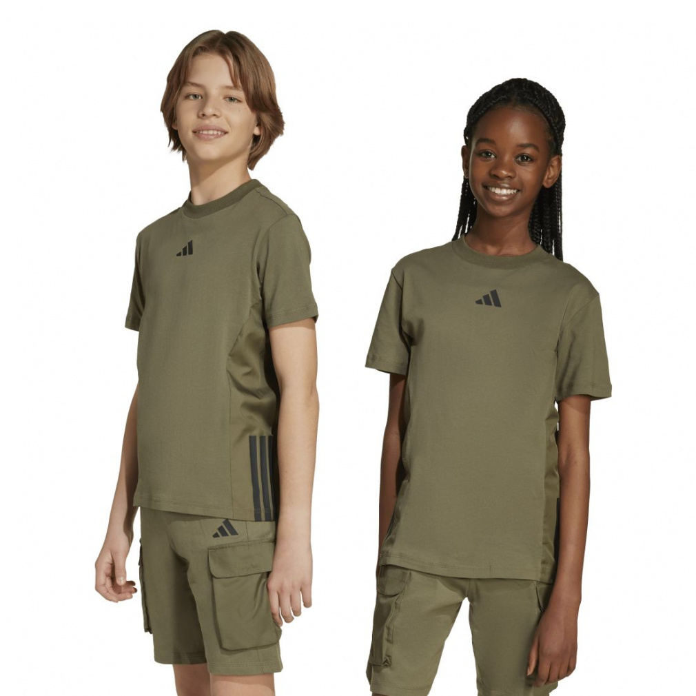 アディダス ジュニア キッズ 子供 半袖 機能 Tシャツ ユーティリティ