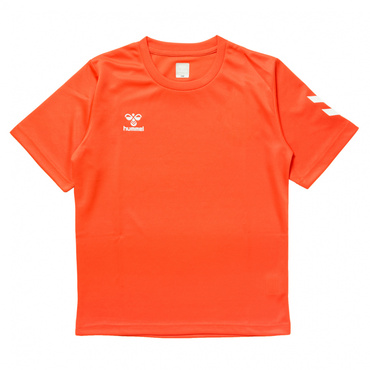 ジュニアワンポイントTシャツ(オレンジ-130cm)