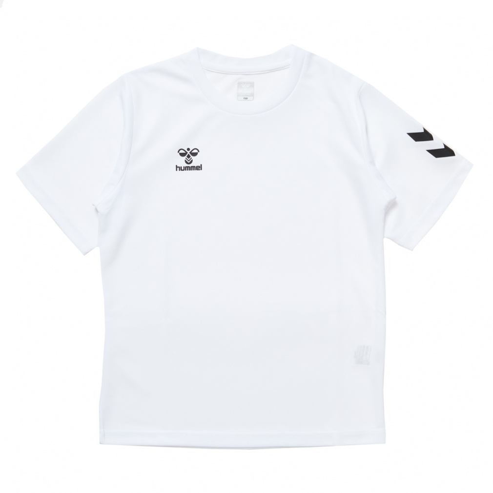 ジュニアワンポイントTシャツ(ホワイト-120cm)