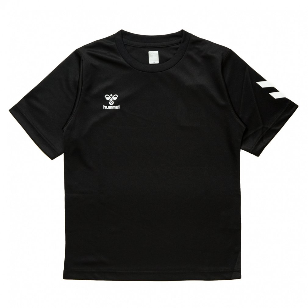 ジュニアワンポイントTシャツ(ブラック-120cm)