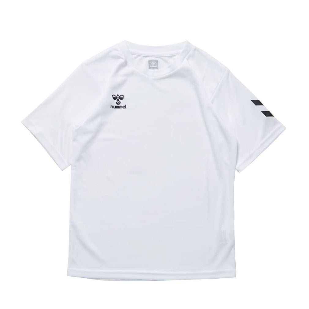 ジュニアワンポイントTシャツ(ホワイト-130cm)