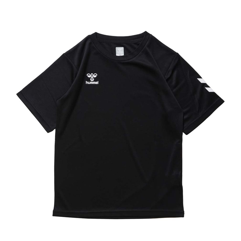 ジュニアワンポイントTシャツ(ブラック-130cm)
