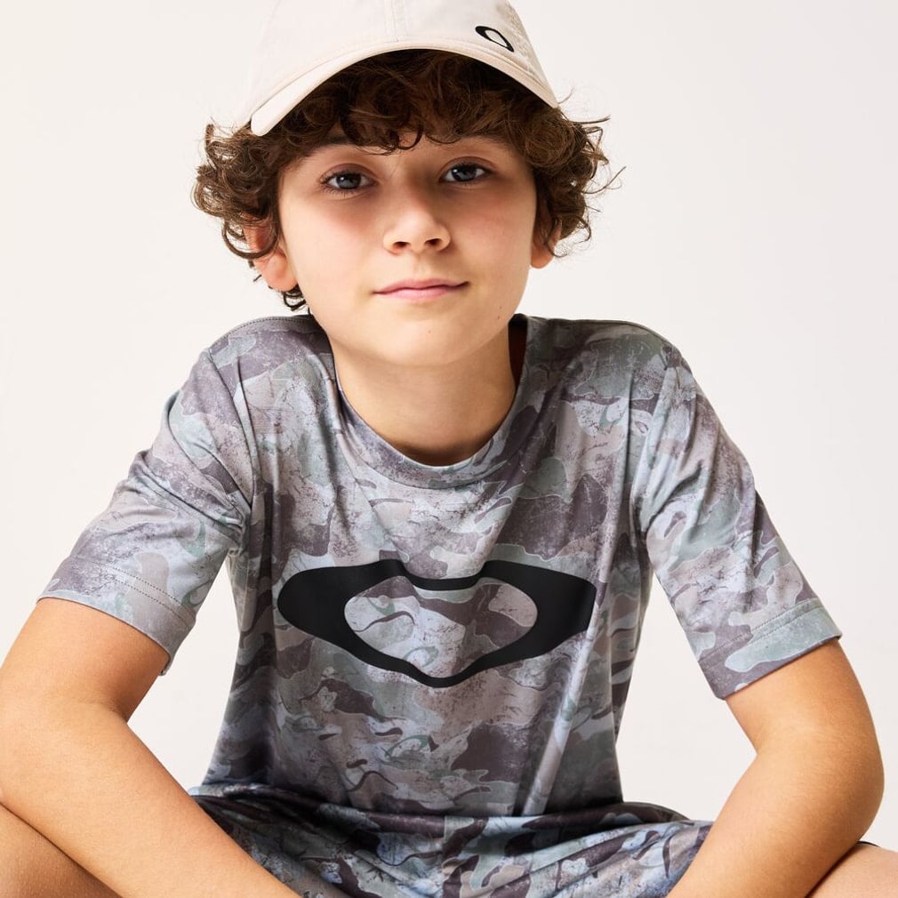 YTR QD SS GRAPHIC TEE 11.0(カーキ×セピア-130cm)