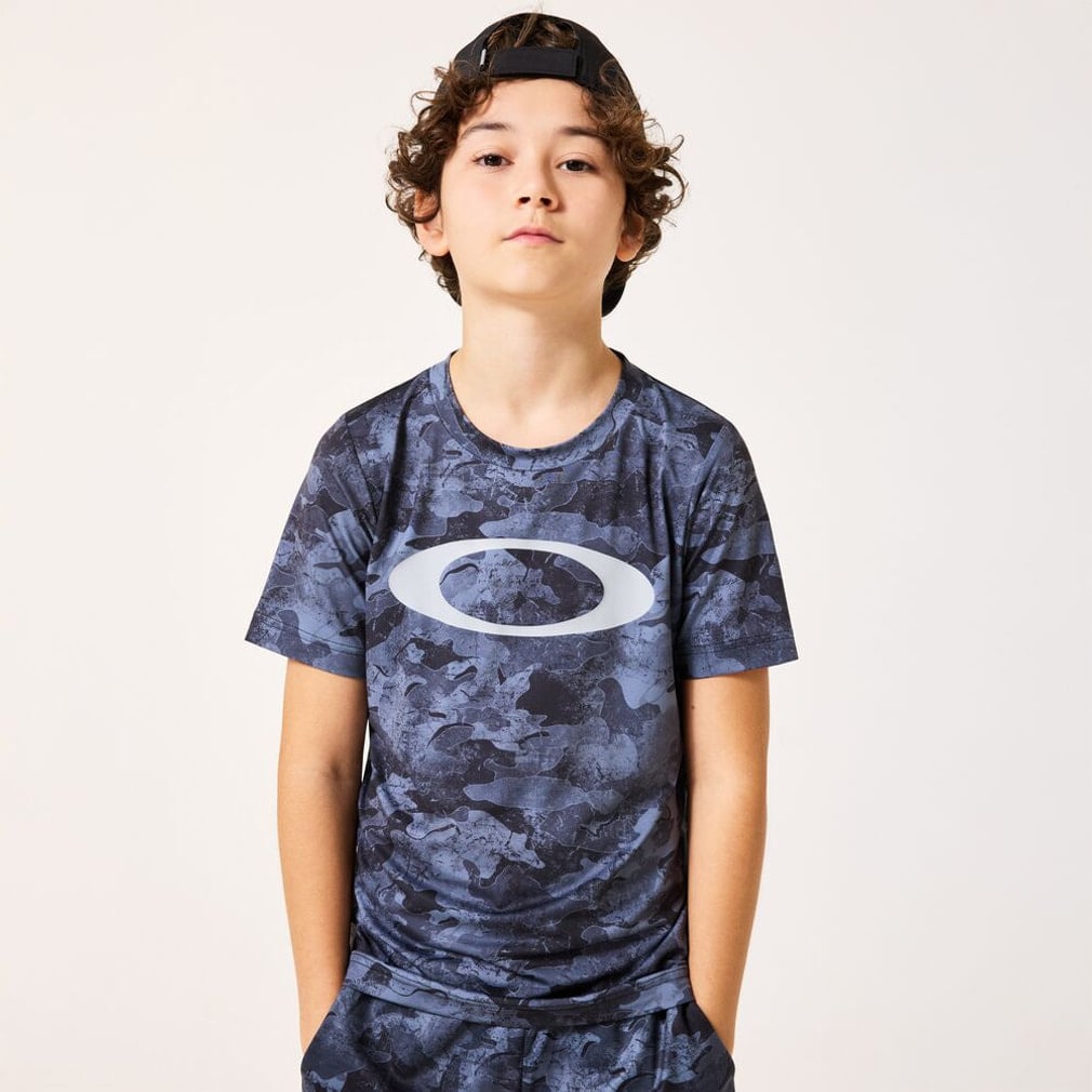 YTR QD SS GRAPHIC TEE 11.0(ブラック×グレー-130cm)