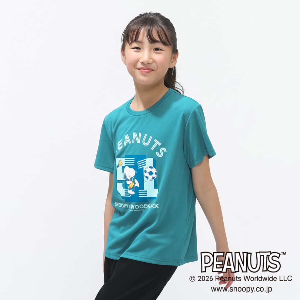 ICOOL 遮熱UV グラフィックTシャツ ナンバー TIGORA(ピーコックグリン-100cm)