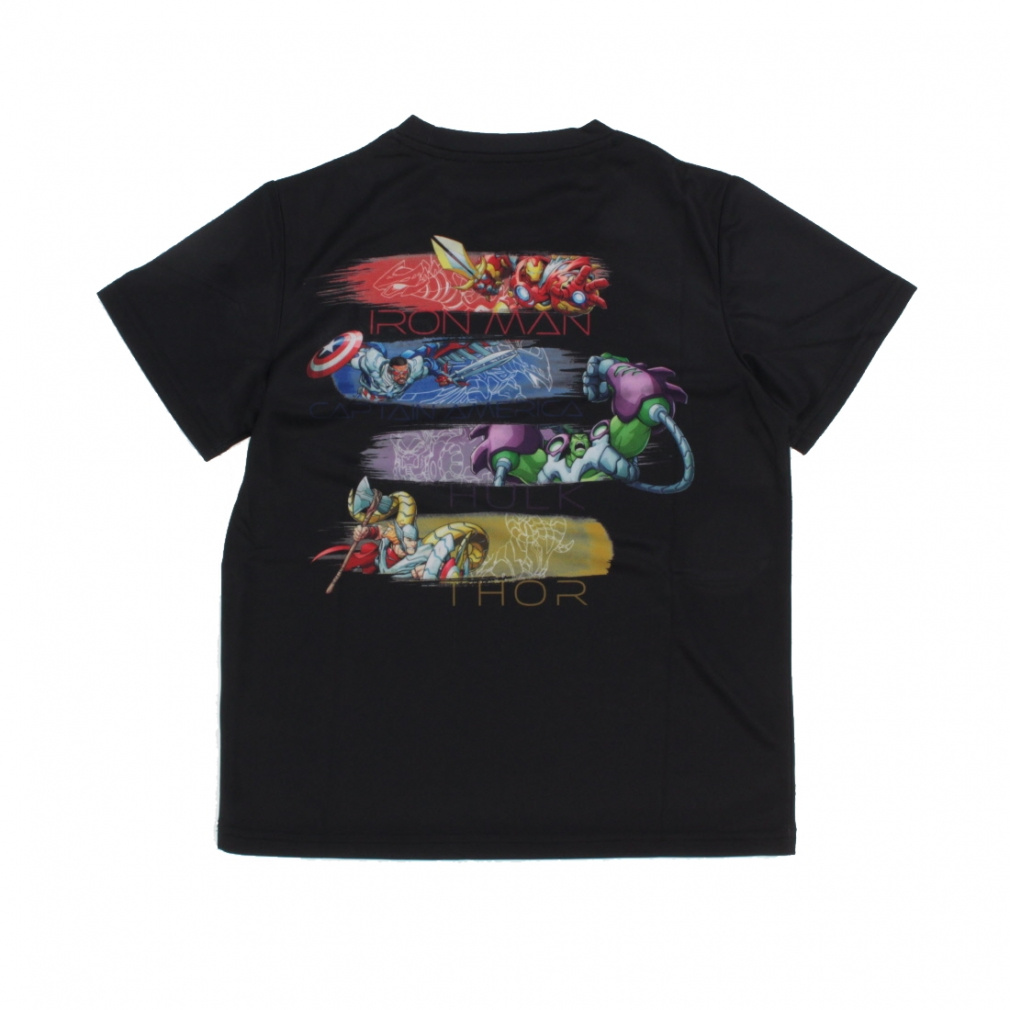 iCOOL 遮熱UV グラフィックTシャツ メックストライク(ブラック-100cm)